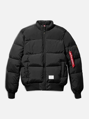MA-1 QUILTED FLIGHT JACKET-BLACK